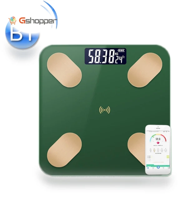 Intelligent Bluetooth Weight Scale with Body Fat Measurement — Body Composition Analysis