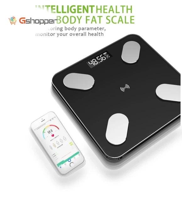 Intelligent Bluetooth Weight Scale with Body Fat Measurement — Body Composition Analysis