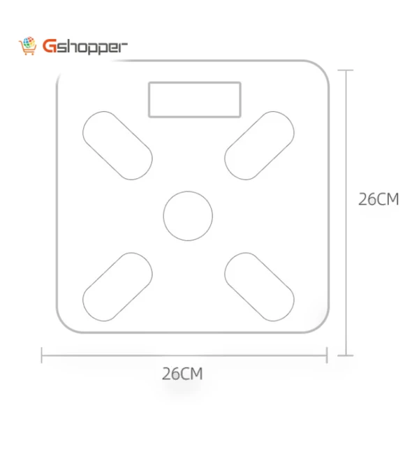 Intelligent Bluetooth Weight Scale with Body Fat Measurement — Body Composition Analysis