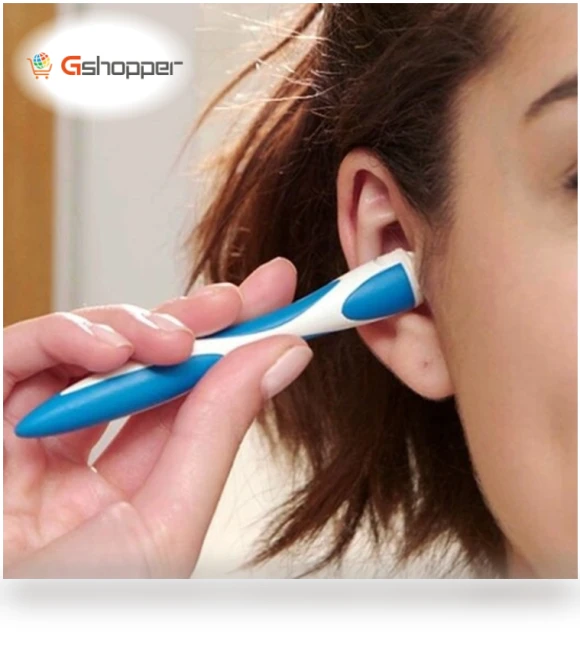 Smart Swab Ear Cleaner with 15 Replacement Parts — Wax Removal