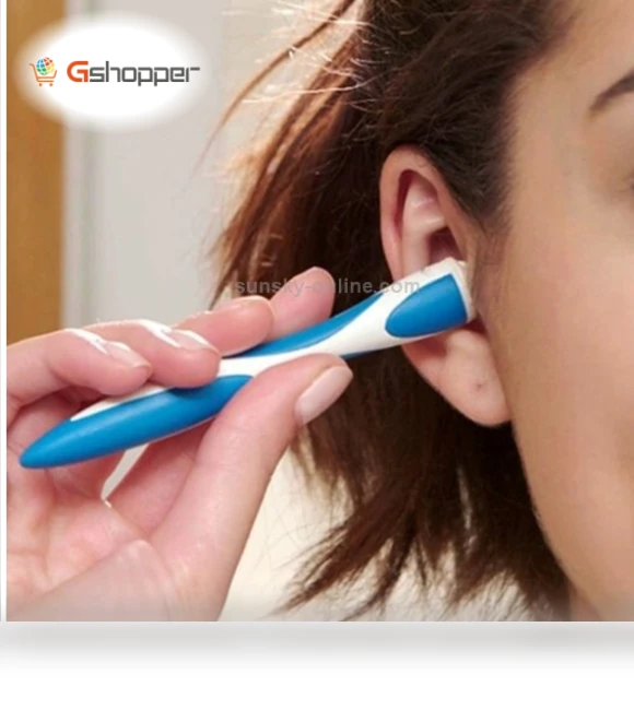 Smart Swab Ear Suction Cleaner with 15 Replacements — Wax Removal, Smart Swab