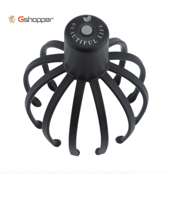 Electric Scalp Massager Multi Claw Vibration Decompression Stimulating Hair Scratcher — Back Relief Solutions