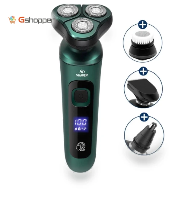 Four in One Electric Shaver with Digital Display — Body Groomers