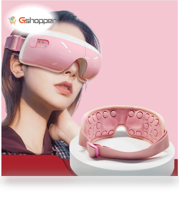 Intelligent Eye Protector with 26 Massage Heads and Hot Compress — Pillows