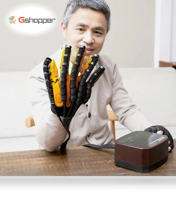 Intelligent Robot Rehabilitation Glove with British Adapter — Hand Exercisers