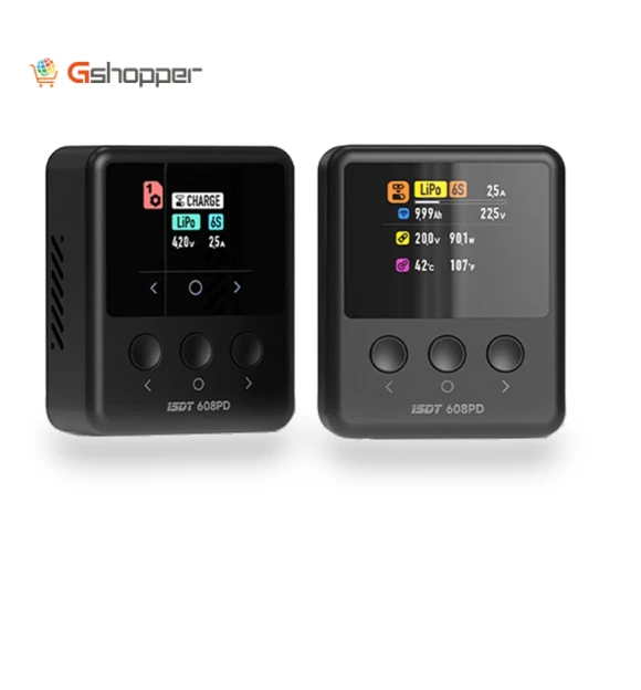 240W Smart Digital Battery Charger with USB C — Chargers, ISDT