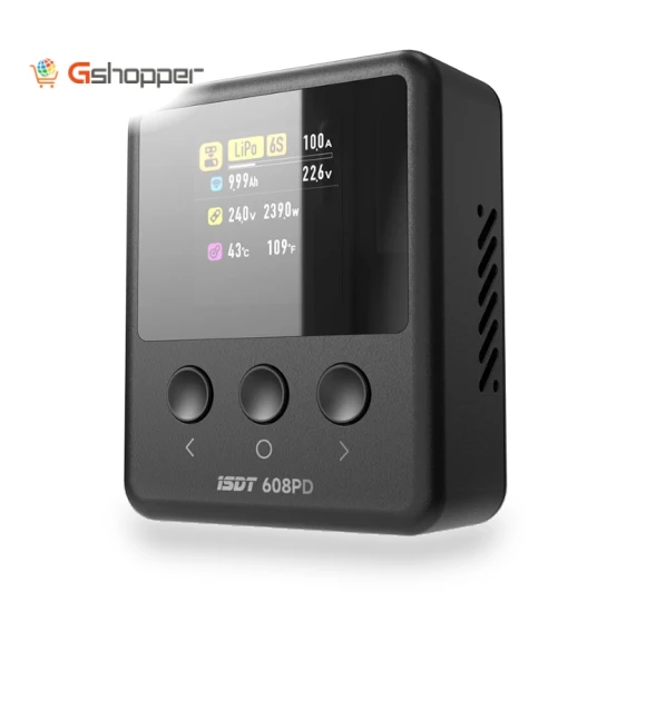240W Smart Digital Battery Charger with USB C — Chargers, ISDT