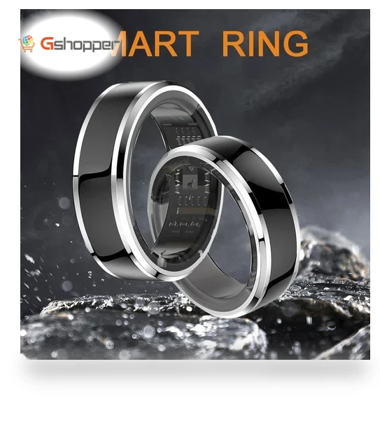 Smart Ring Health Tracker with Heart Rate and Blood Oxygen Monitor — Heart Rate Monitors