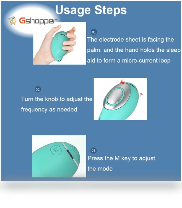 Smart Portable Microcurrent Sleep Aid Insomnia Massage Device — Sound Machines, CES