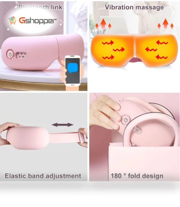 Intelligent Eye Massage Instrument with Heat, Vibration, and Air Pressure Function — Back Relief Solutions