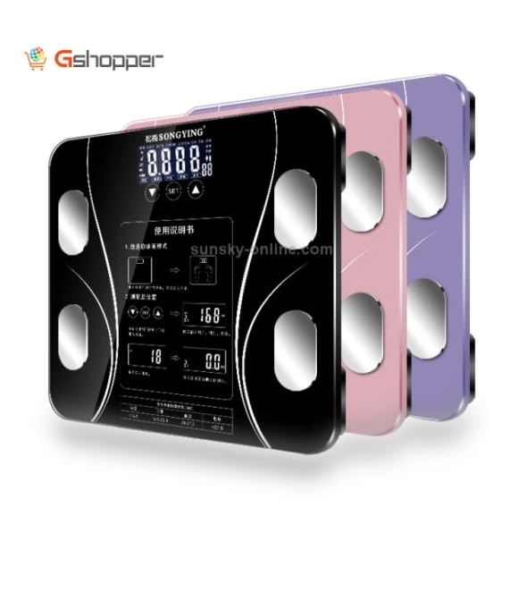Electronic Smart Weighing Scale with LCD Display - Rechargeable — Digital Scales