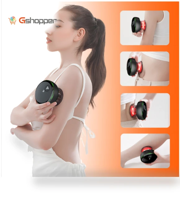 Smart Cupping Device with Electric Heating and Breathing Light — Muscle Stimulators