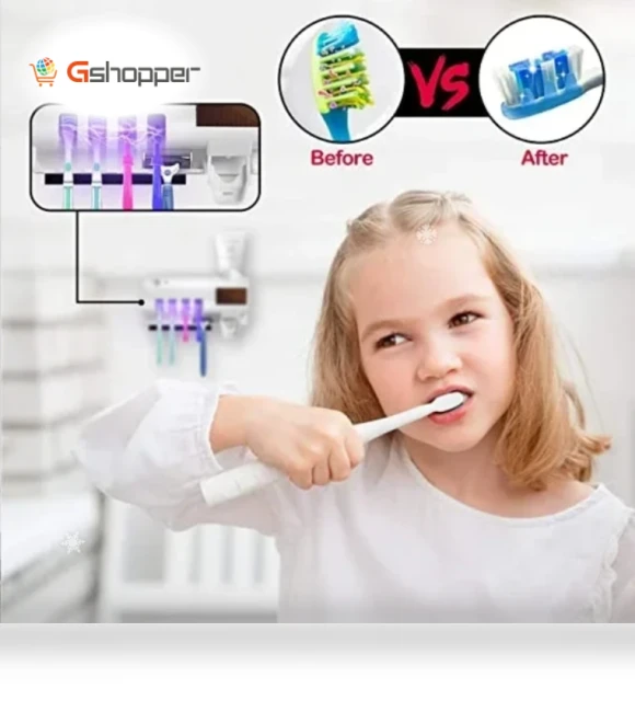 Smart UV Sterilizing Toothbrush Holder — Toothbrush Holders