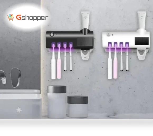 Smart UV Sterilizing Toothbrush Holder — Toothbrush Holders