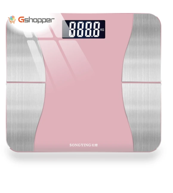 Smart Body Fat Scale Rechargeable — Body Composition Analysis, Song Cherry