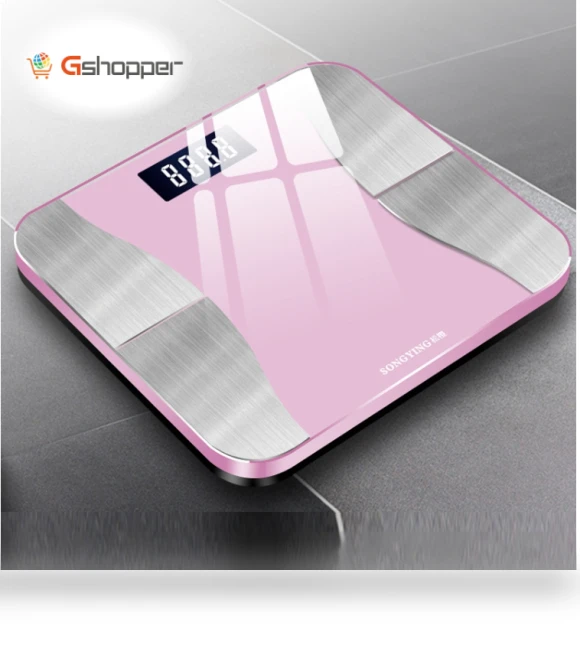 Smart Body Fat Scale Rechargeable — Body Composition Analysis, Song Cherry