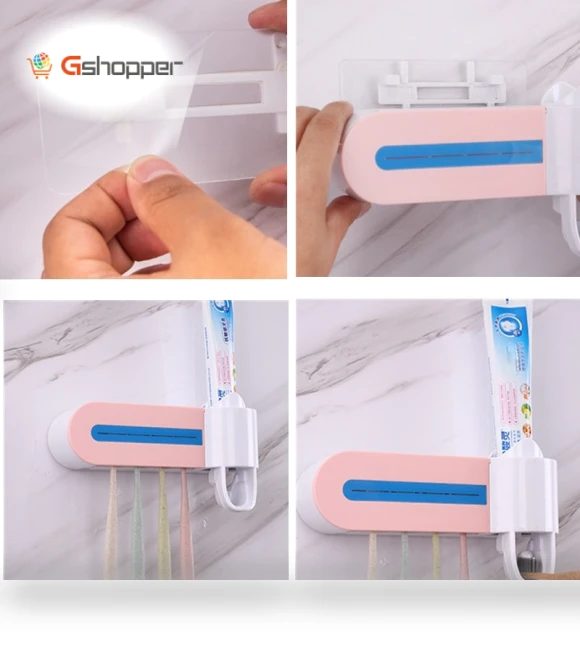 Ultraviolet Toothbrush Sterilizer with Wall Mount — Toothbrush Holders
