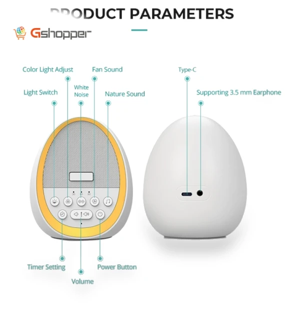 Intelligent White Noise Baby Soothing Sleep Aid Device — Sleep Soothers, HiFiD