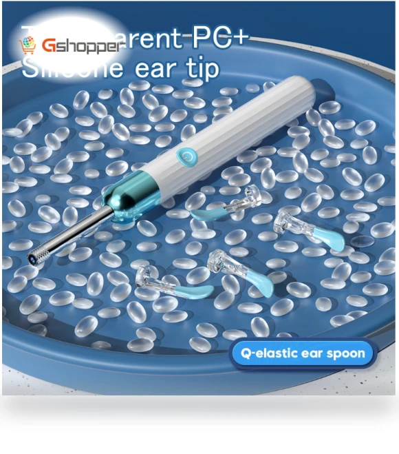 WiFi Intelligent Visual Ear Spoon Hi-Def Endoscope — Syringes, X1