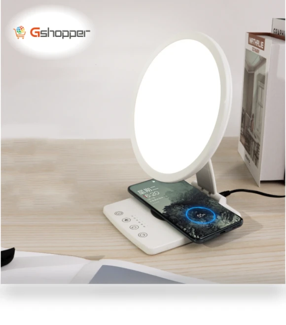 Wireless Charging SAD Light Therapy Lamp with Intelligent Timing — Light Therapy Solutions