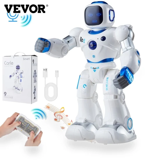 Talking Dancing RC Robot Toy with Voice Control and APP Remote — Interactive Figures & Robots, VEVOR