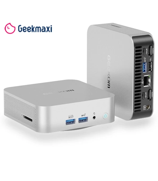 AI Mini PC with AMD Ryzen 7 8845HS, 32GB RAM, 1TB SSD — Compact Desktops, GEEKOM