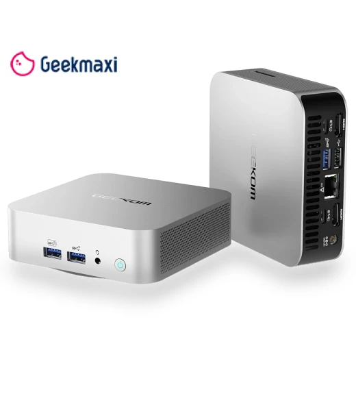 AI Mini PC with AMD Ryzen 9 8945HS, 32GB DDR5 RAM, 2TB SSD — Compact Desktops, GEEKOM