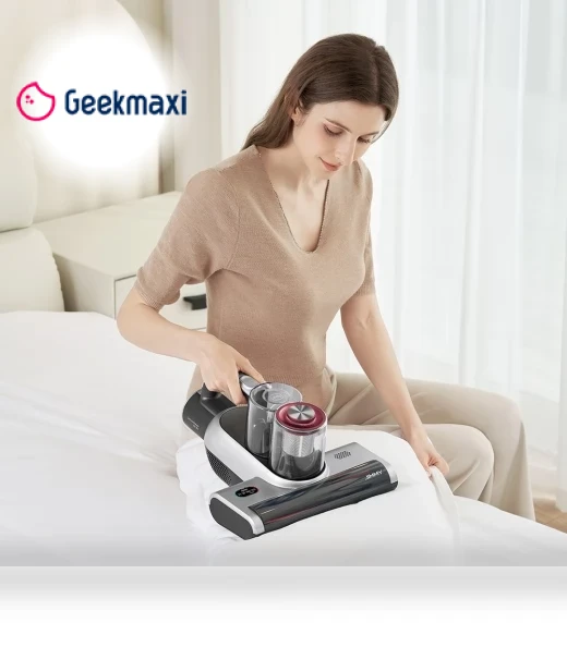 Cordless Bed Vacuum Cleaner for Mattresses, Dual Cup Design, Smart Dust Sensor — Vacuums, JIMMY