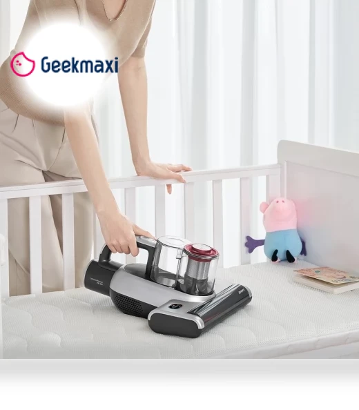 Cordless Bed Vacuum Cleaner for Mattresses, Dual Cup Design, Smart Dust Sensor — Vacuums, JIMMY