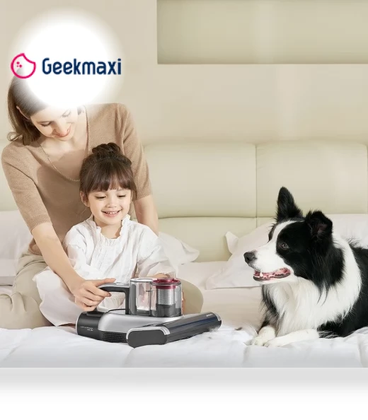 Cordless Bed Vacuum Cleaner for Mattresses, Dual Cup Design, Smart Dust Sensor — Vacuums, JIMMY