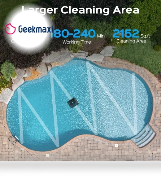 Cordless Pool Robot Vacuum with APP, 240min Max Runtime, 3 Cleaning Modes, Wall Climbing — Smart Cleaning Robots, WYBOT