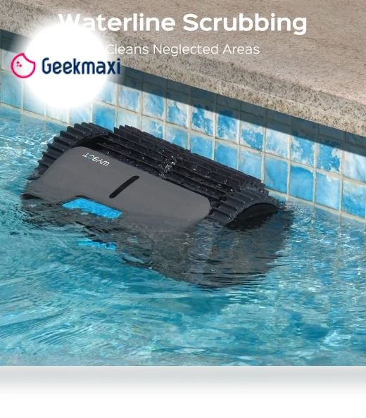 Cordless Pool Robot Vacuum with APP, 240min Max Runtime, 3 Cleaning Modes, Wall Climbing — Smart Cleaning Robots, WYBOT