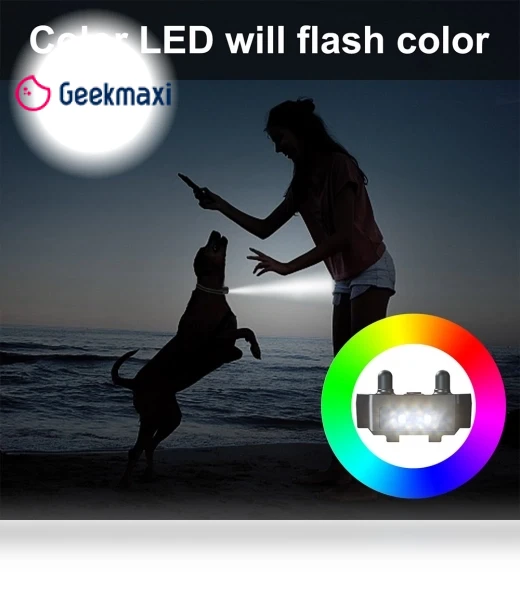 Intelligent Dog Training Device with Two-Color Light Design, Ultrasonic Dog Training, IPX7 Waterproof — Training Collars, NONAME