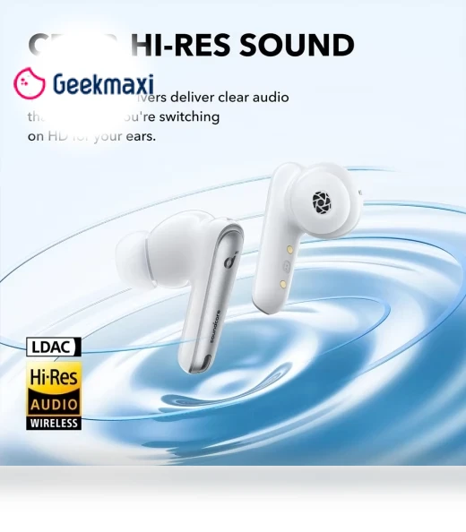 Soundcore Liberty 4 NC Earbuds TWS Headphones with Adaptive ANC 2.0 — In-Ear Headphones, Anker