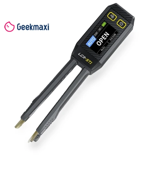 Mini Smart Tweezer LCR Meter/ESR Meter with 100Hz, 1kHz, 10kHz Frequency — LCR Measurement Tools, FNIRSI