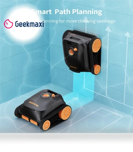 Cordless Robotic Pool Cleaner with Smart Navigation — Automated Pool Maintenance, CoasTeering