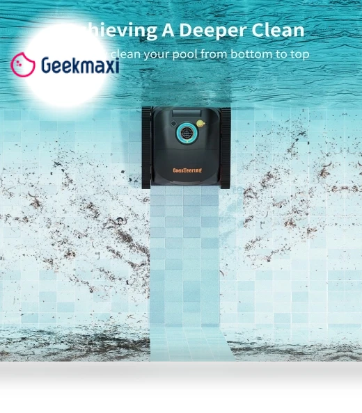 Cordless Robotic Pool Cleaner with Smart Navigation — Automated Pool Maintenance, CoasTeering
