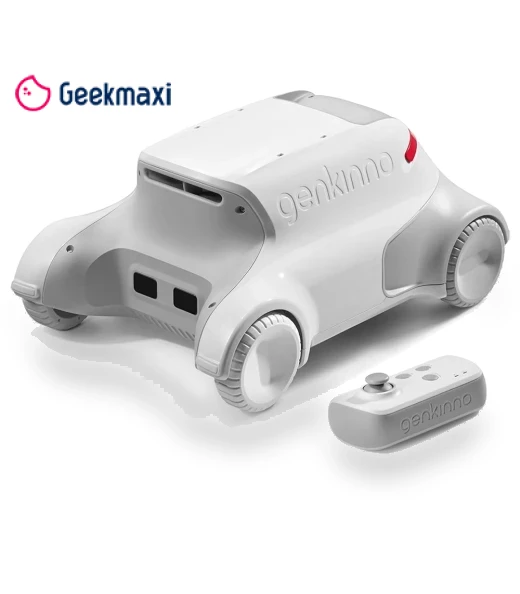Cordless Robotic Pool Vacuum Cleaner with Smart Navigation — Automated Pool Maintenance, Genkinno