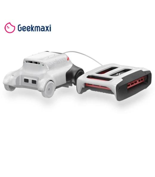 Robot Pool Vacuum with 2500GPH Suction Power and Smart Navigation — Automated Pool Maintenance, Genkinno