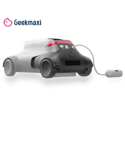 Robot Pool Vacuum with 2500GPH Suction Power and Smart Navigation — Automated Pool Maintenance, Genkinno
