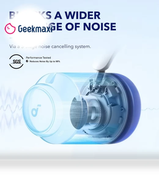 Space Q45 Headphones with Adaptive ANC, 50 Hours Playtime, Bluetooth 5.3 — Audio Gear, Anker