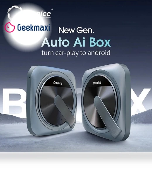 Wired to Wireless Android Auto Ai Box — Stereo Receivers, Ownice