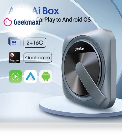 Wired to Wireless Android Auto Ai Box — Stereo Receivers, Ownice