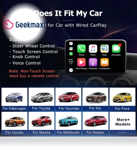 Android Auto Ai Box with 4G LTE, GPS, Split Screen Support — Stereo Receivers, Ownice