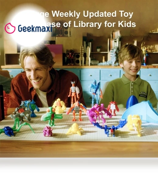 3D Printer for Kids with AI Voice Interaction, Smart App Control — Interactive Figures & Robots, AOSEED