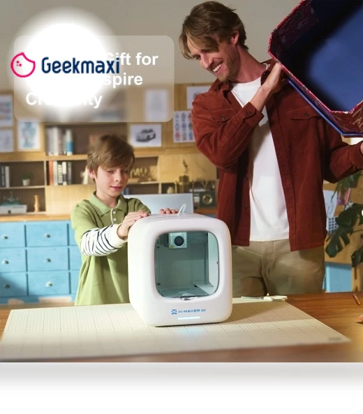 3D Printer for Kids with AI Voice Interaction, Smart App Control — Interactive Figures & Robots, AOSEED
