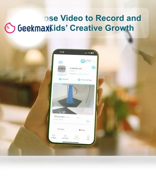 3D Printer for Kids with AI Voice Interaction, Smart App Control — Interactive Figures & Robots, AOSEED