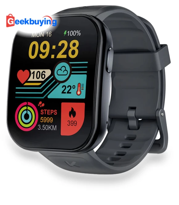 U6 Smartwatch with AMOLED Screen, GPS, 5ATM Waterproof — Smartwatches, KUMI
