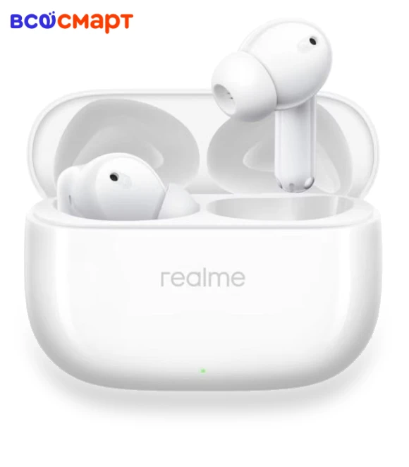 Wireless Earbuds TWS with ANC, 40H Playtime, IP55 Waterproof — In-Ear Headphones, Realme