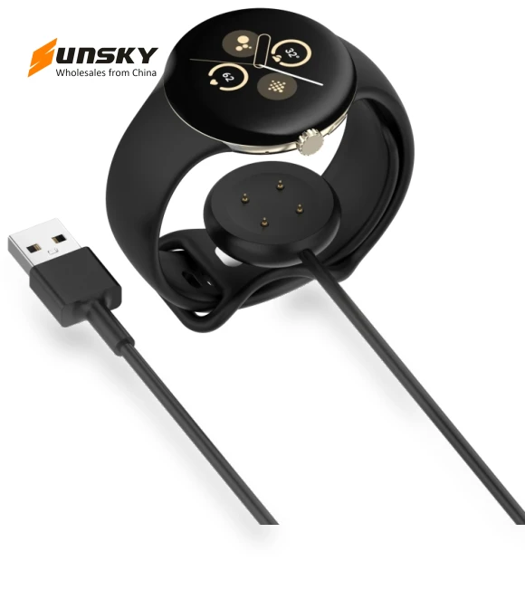 Magnetic Charging Cable for Google Pixel Watch 3 41/45mm — Smartwatch Charging Solutions, Google